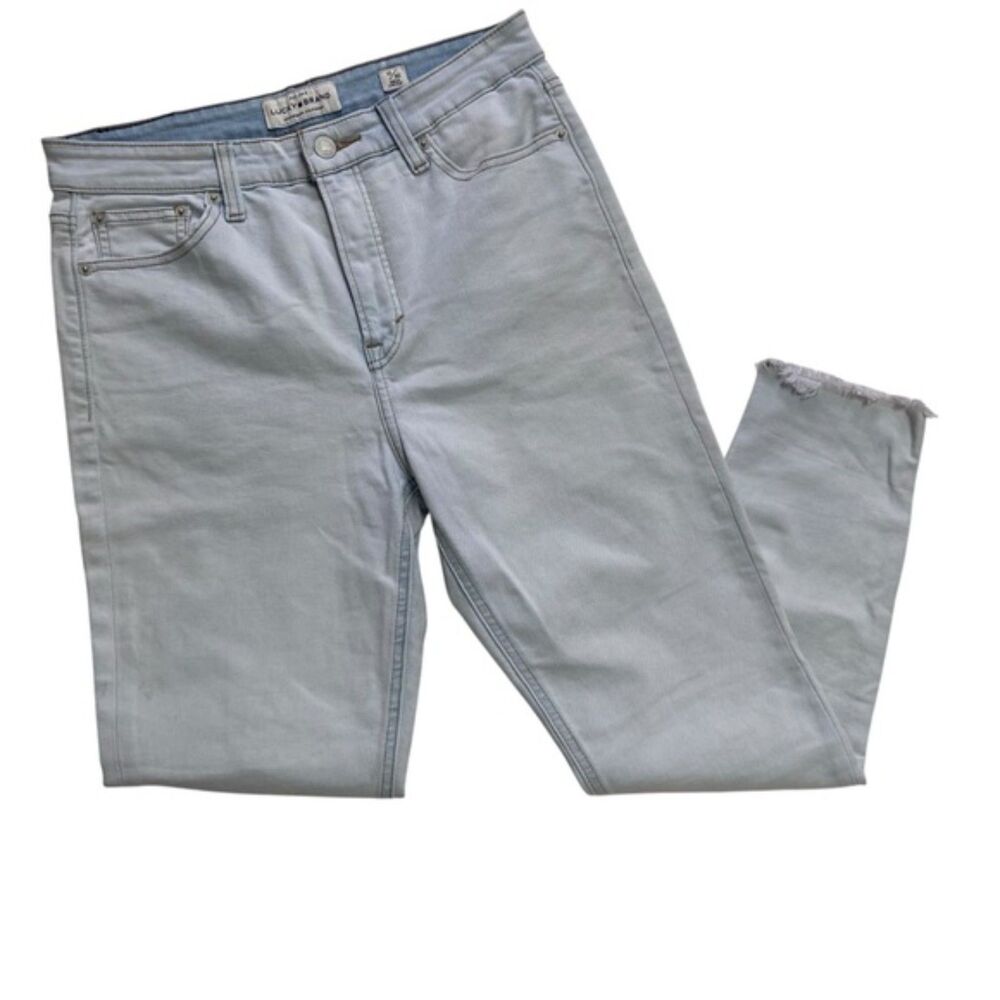 Lucky Brand High Rise Bridgette Skinny Light Wash Ankle Jeans Size 10